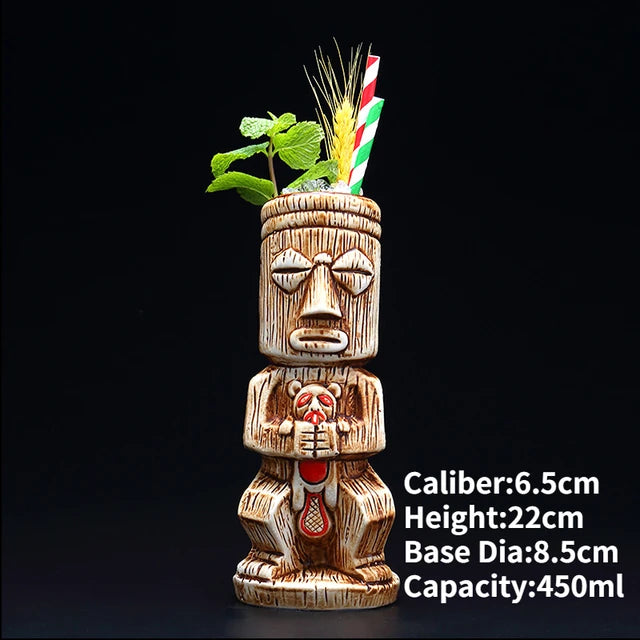 Whoa!!! Hawaii Ceramic Tiki Mugs Aura Restored