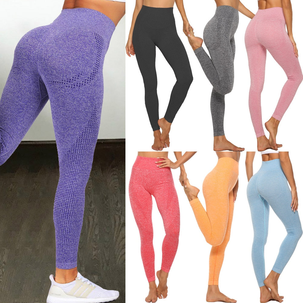 Pink Collection fitness yoga pants Aura Restored