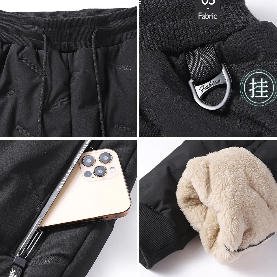 Guy Aura Fleece Winter Joggers Aura Restored