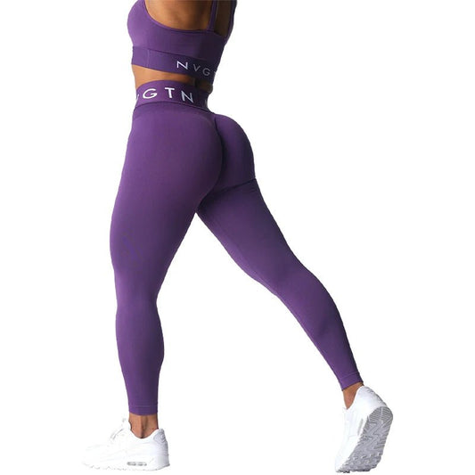 Pink Collection Breathable Hip-lifting Leggings Aura Restored