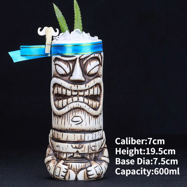 Whoa!!! Hawaii Ceramic Tiki Mugs Aura Restored