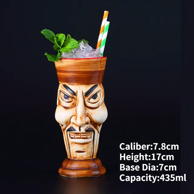 Whoa!!! Hawaii Ceramic Tiki Mugs Aura Restored