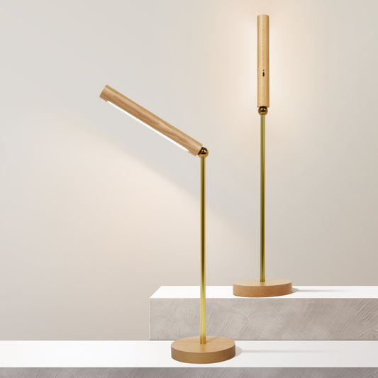 The Department Minimalist Wooden Desk Lamp Aura Restored