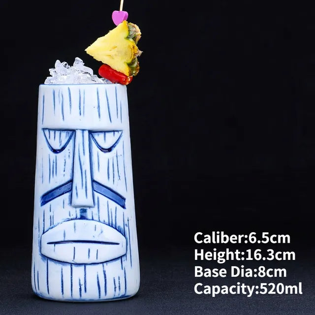 Whoa!!! Hawaii Ceramic Tiki Mugs Aura Restored