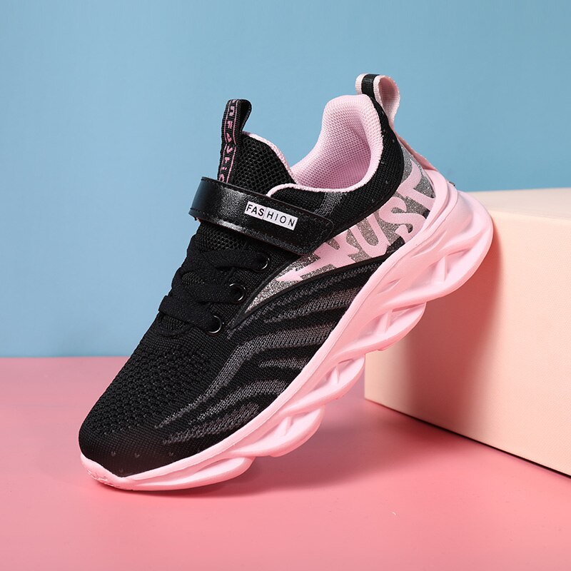 Lace-Up NYMY Girls Breathable Running Shoes Aura Restored