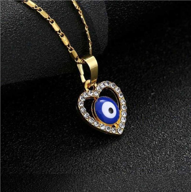 Turkish Blue Evil Eye Necklace Aura Restored