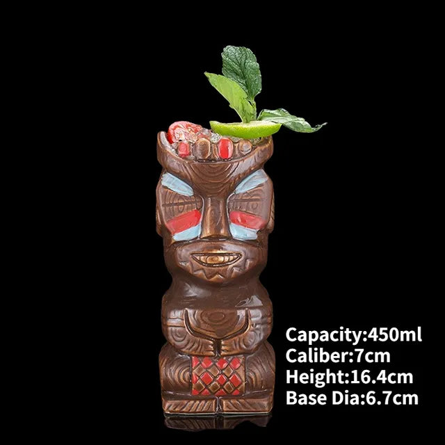 Whoa!!! Hawaii Ceramic Tiki Mugs Aura Restored