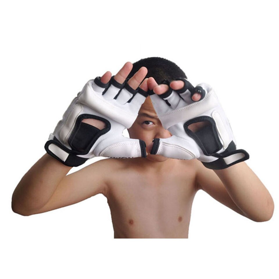 Athletic Aura Half Finger Kids Children Karate Boxing Gloves Aura Restored