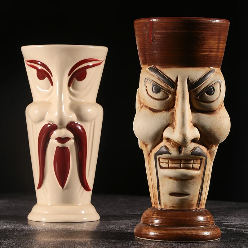 Whoa!!! Hawaii Ceramic Tiki Mugs Aura Restored