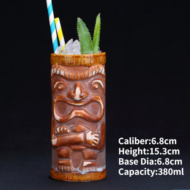 Whoa!!! Hawaii Ceramic Tiki Mugs Aura Restored