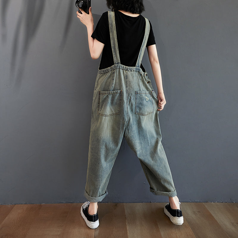 9DF Multi-Pockets Wide Leg Jumpsuit Aura Restored