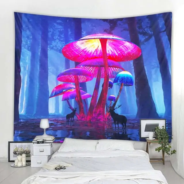 Dro 3D Fantasy Colorful Art Tapestry Aura Restored