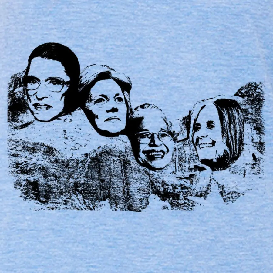 Great American Women on Mt Rushmore Aura Restored