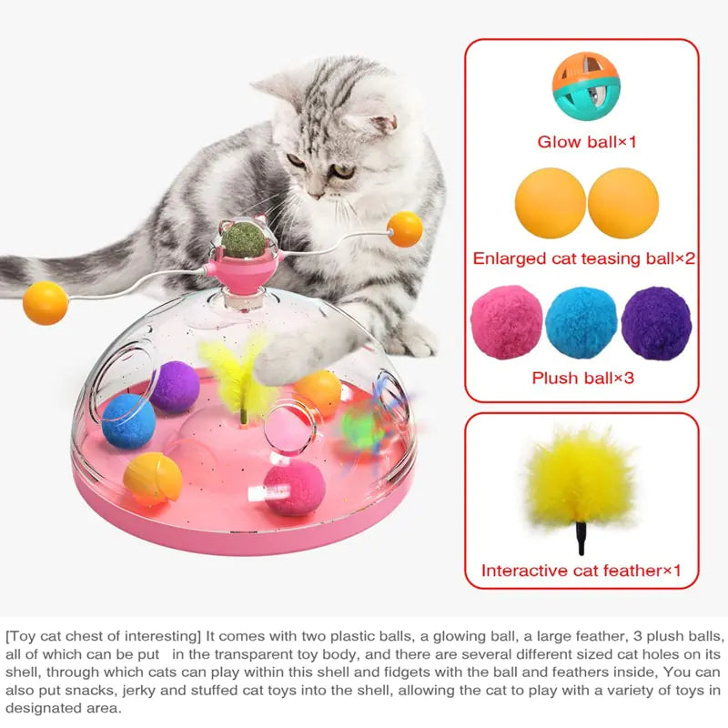 Aura Pet Multifunctional Turntable Pet Toys Aura Restored