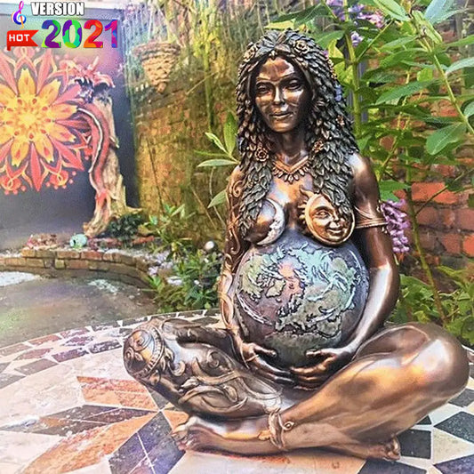 Courtney on Topp Mother Earth Art Statue Aura Restored